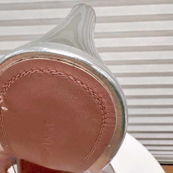 🌹 AMINA MUADDI🌹 Lupita Glass Wedge Sandal Size: 40 - Picture 14 of 16